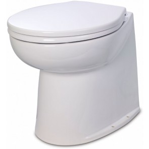 Jabsco De Luxe 17" elektr. toilet 24V recht met solenoid