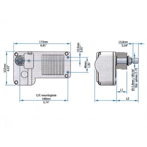 Roca Ruitenwissermotor W12 24V 42mm wand