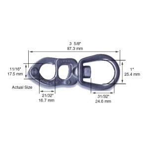 Tylaska sluiting 92mm groot T8 L