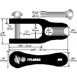 Tylaska Grootzeilval sluiting type 8