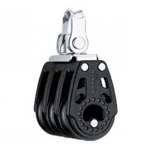 Harken 3 schijfs blok met swivel