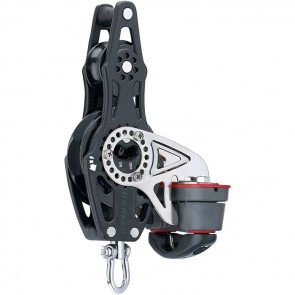 Harken 57mm carbo vioolblok + swivel + ratel + hondsvot + klem 2676