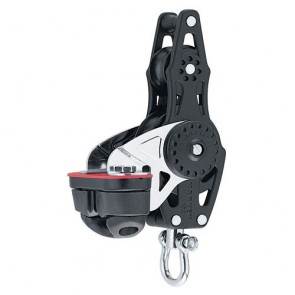 Harken 75mm carbo vioolblok + swivel + klem + hondsvot 2693