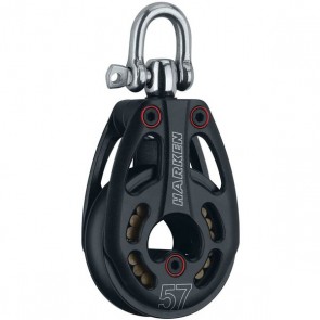 Harken 57mm Low Load enkel blok + swivel 3226