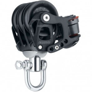 Harken 45mm Element 3-schijfsblok + klem