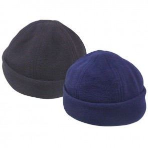 Lalizas fleece beret with adjustable strap navy