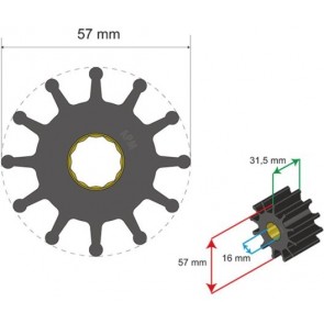 Albin Premium Impeller kit nr. 06-01-012