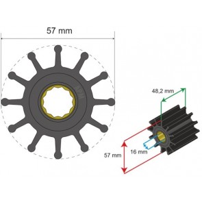 Albin Premium Impeller kit nr. 06-01-014