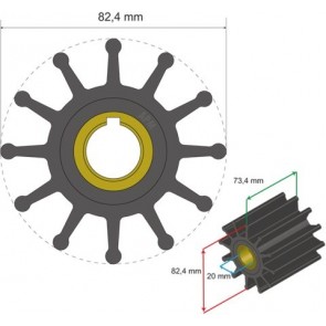 Albin Premium Impeller nr. 06-02-025