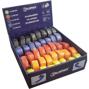 Talamex Spanband assortiment 5 kleurenx8 stuks