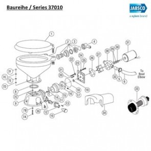 Jabsco Motor 24V (37010) EMC