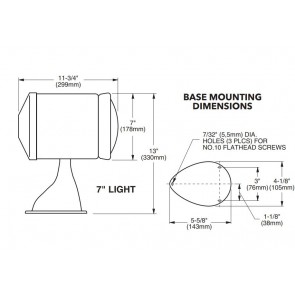 Jabsco Zoeklicht 7