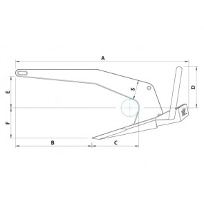 Rocna anker rvs 6kg