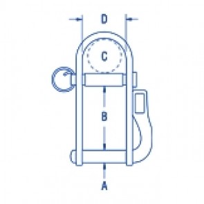 Ronstan valsluiting 6.4 mm