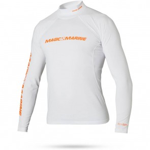 Magic Marine Cube Rash Vest L/S Men white