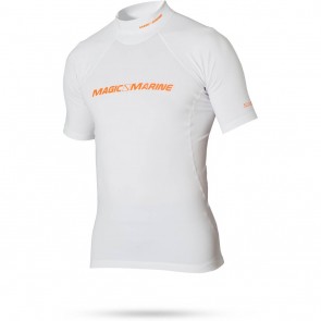 Magic Marine Cube Rash Vest S/S Men white